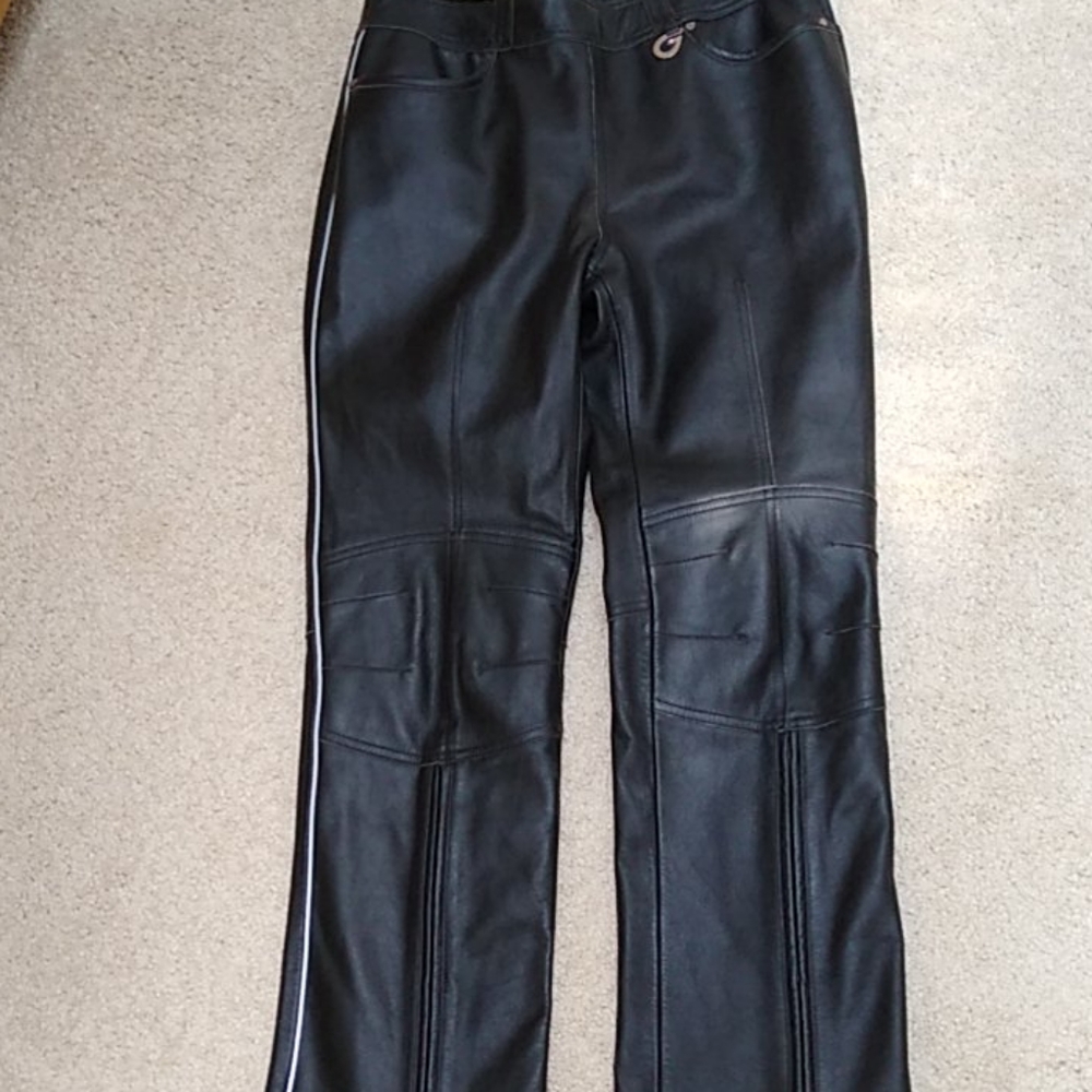 Hein Gericke women's leather pants size 8